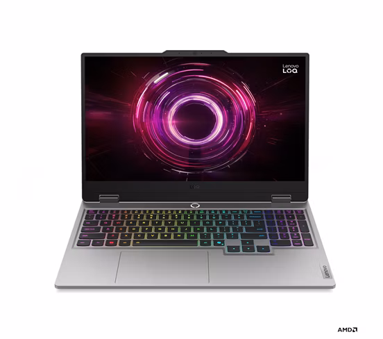 Lenovo LOQ 15AHP10 Ryzen5-220 16GB 1TB-SSD 15.6"FHD IPS AG RTX5050-8GB Win11Home Luna Grey