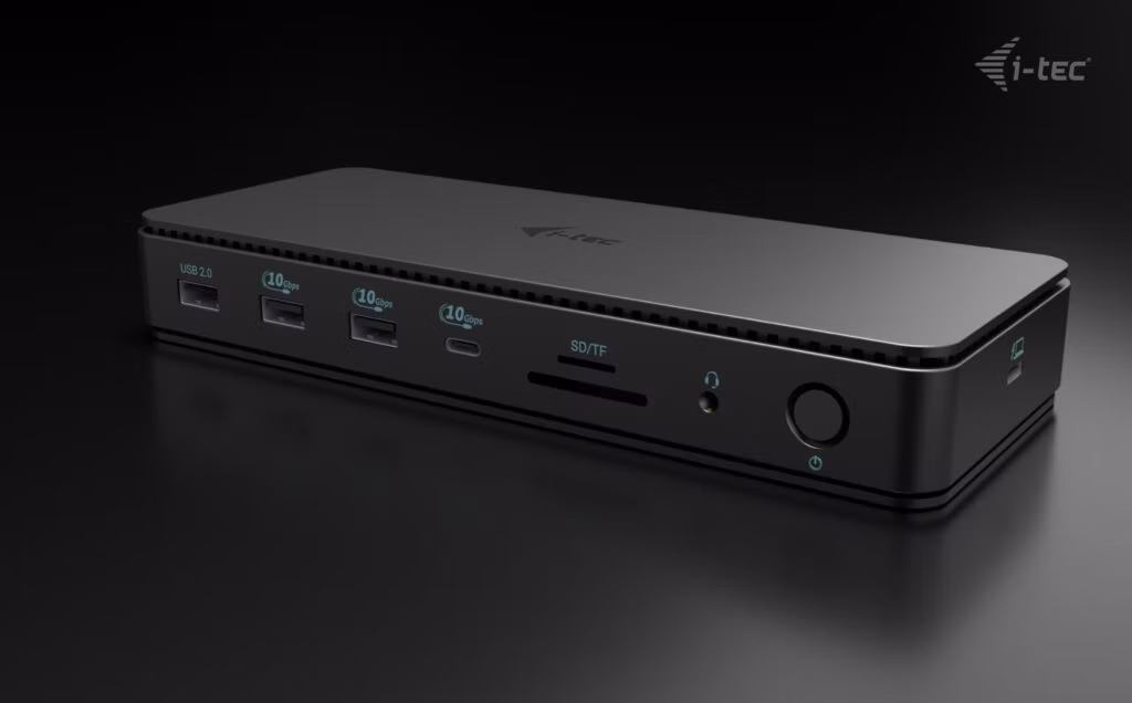 i-tec dokovací stanice Gen3 Thunderbolt4 2x Display, 7x USB, 2.5 GLAN, Power Delivery 92 W