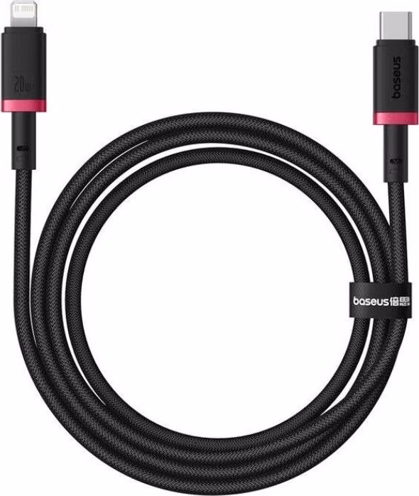Baseus Rýchlonabíjací kábel Dura USB/Lightning 1m 20W čierno šedý