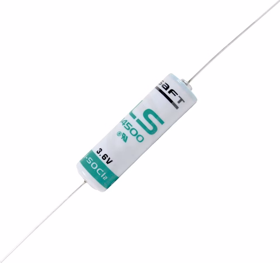 SAFT LS 14500 CNA lithiový článek 3.6V, 2600mAh, s drátkovými vývody