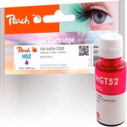 PEACH kompatibilní cartridge HP GT52, magenta, 70 ml