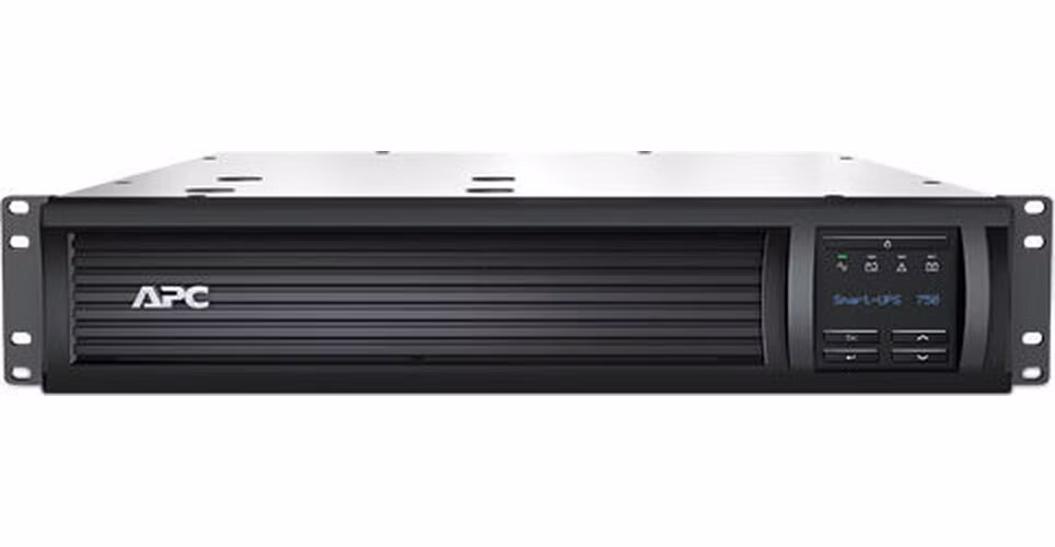 APC Smart-UPS 750VA (500W)/ 2U/ RACK MOUNT/ LINE-INTERAKTIVNÍ/ 230V/ LCD/ with Network Card (AP9631)