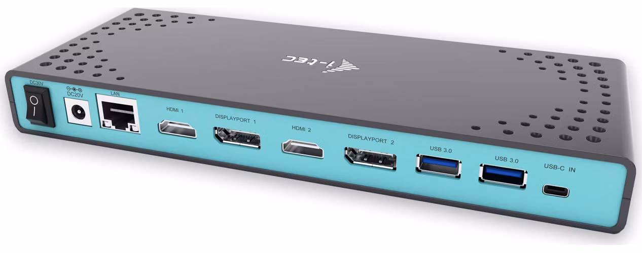 i-tec dokovací stanice USB 3.0/ USB-C 5K/ 2x 4K 60Hz video/ univerzání-dualní/ 2x HDMI/ 2x DP/ 1x LAN/ 6x USB 3.0/ audio
