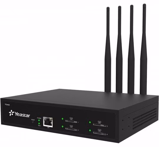 Yeastar NeoGate TG400, IP GSM Brána, 4x GSM port, 1x LAN