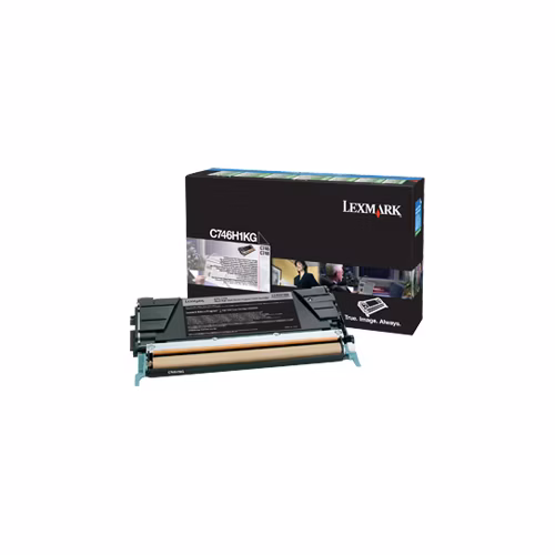 Lexmark C746, C748 Black High Yield Return Program Toner Cartridge (12K)