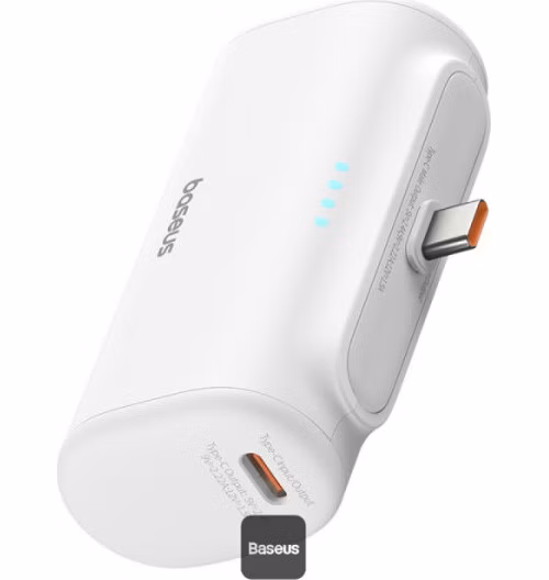 Baseus power banka 5000mAh 20W USB-C biela