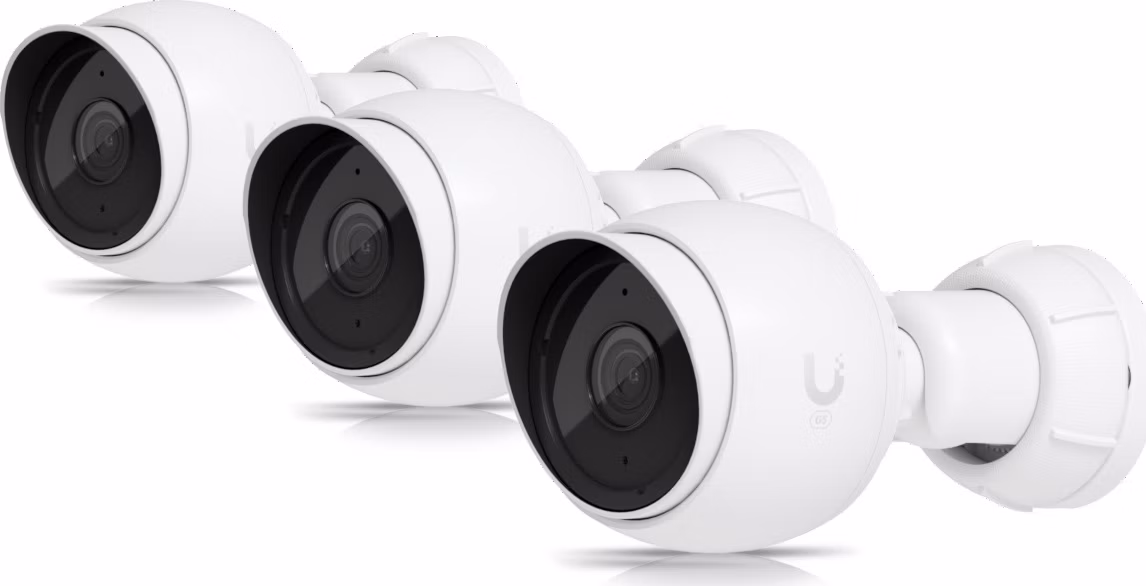 Ubiquiti UniFi G5 Bullet 3 - kamera, 4Mpx rozlišení, IR LED, Smart detekce, IP55, IK04, Low-light, PoE, sada 3 ks