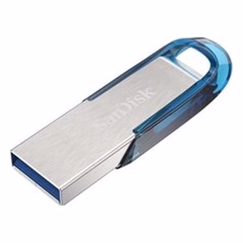 SanDisk Ultra Flair USB 3.0 64 GB tropická modrá