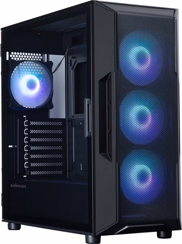 Zalman skříň i3 Neo ARGB V2 Black / ATX / 4x120mm ARGB Fan / 2xUSB 3.0 / černá