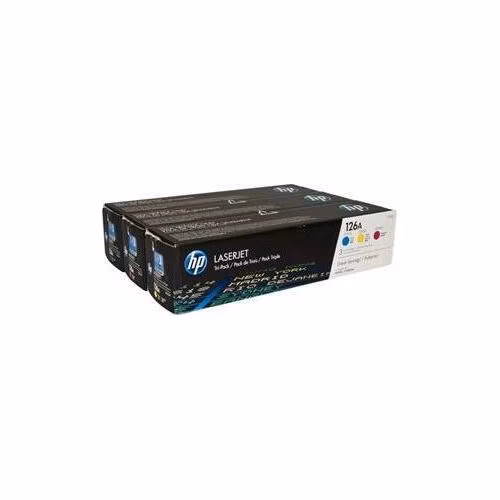 HP (126A) Tri-pack CF341A žlutá, azurová, purpurová - 1 000 stran