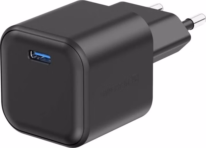 SWISSTEN SÍŤOVÝ ADAPTÉR GaN 1x USB-C 35W POWER DELIVERY ČERNÝ