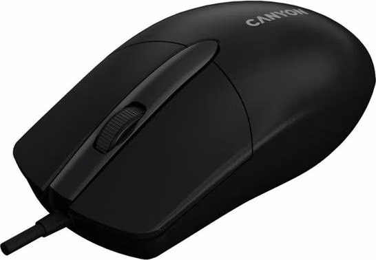 Canyon M-5, symetrická optická myš, USB, 1200 dpi, 3 tlačítka, čierna