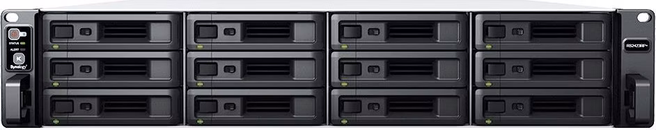 Synology RS2423RP+   12x SATA, 8GB RAM, 2x USB 3.2, 2x GbE,1x 10GbE, 1x PCIe