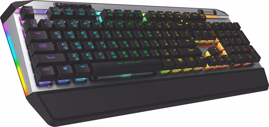 Patriot Viper 765 RGB/Drôtová USB/RU layout/Čierna-strieborná