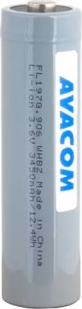 Avacom nabíjecí baterie 18650 Panasonic 3450mAh 3,6V Li-Ion - s elektronickou ochranou, vhodné do svítilny