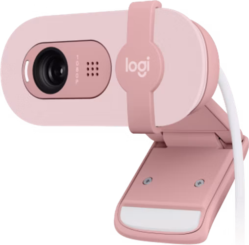 Logitech® BRIO 100 Full HD Webcam - ROSE - USB