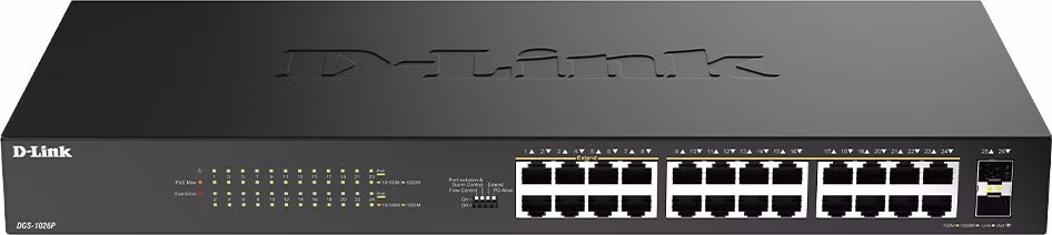 D-Link DGS-1026P/E 26-Port Gigabit Unmanaged PoE Switch