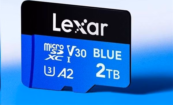 128GB Lexar® Blue 633x microSDXC™ UHS-I, up to 160MB/s read 160MB/s write C10 A1 V30 U3, Global