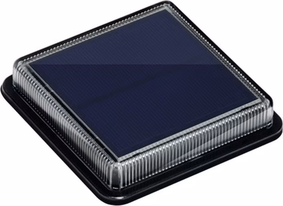 IMMAX TERRACE venkovní solární LED osvětlení/ 1,5W/ 30lm/ IP68/ 110x110x22mm/ černá