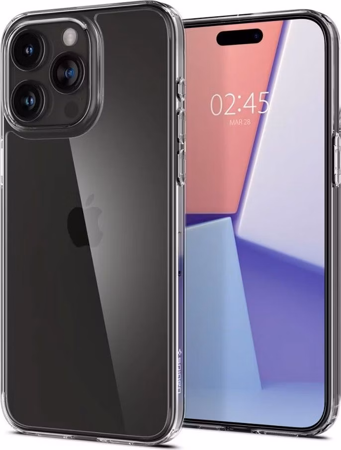 Spigen kryt Air Skin Hybrid pre iPhone 15 Pro Max - Crystal Clear