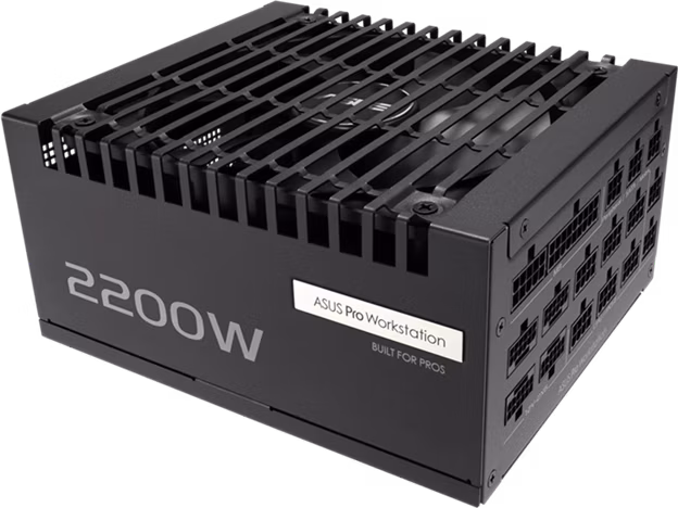 ASUS zdroj Pro WS 2200W Platinum, 140mm, Plně modulární, 80 Plus Platinum, ATX 3.1