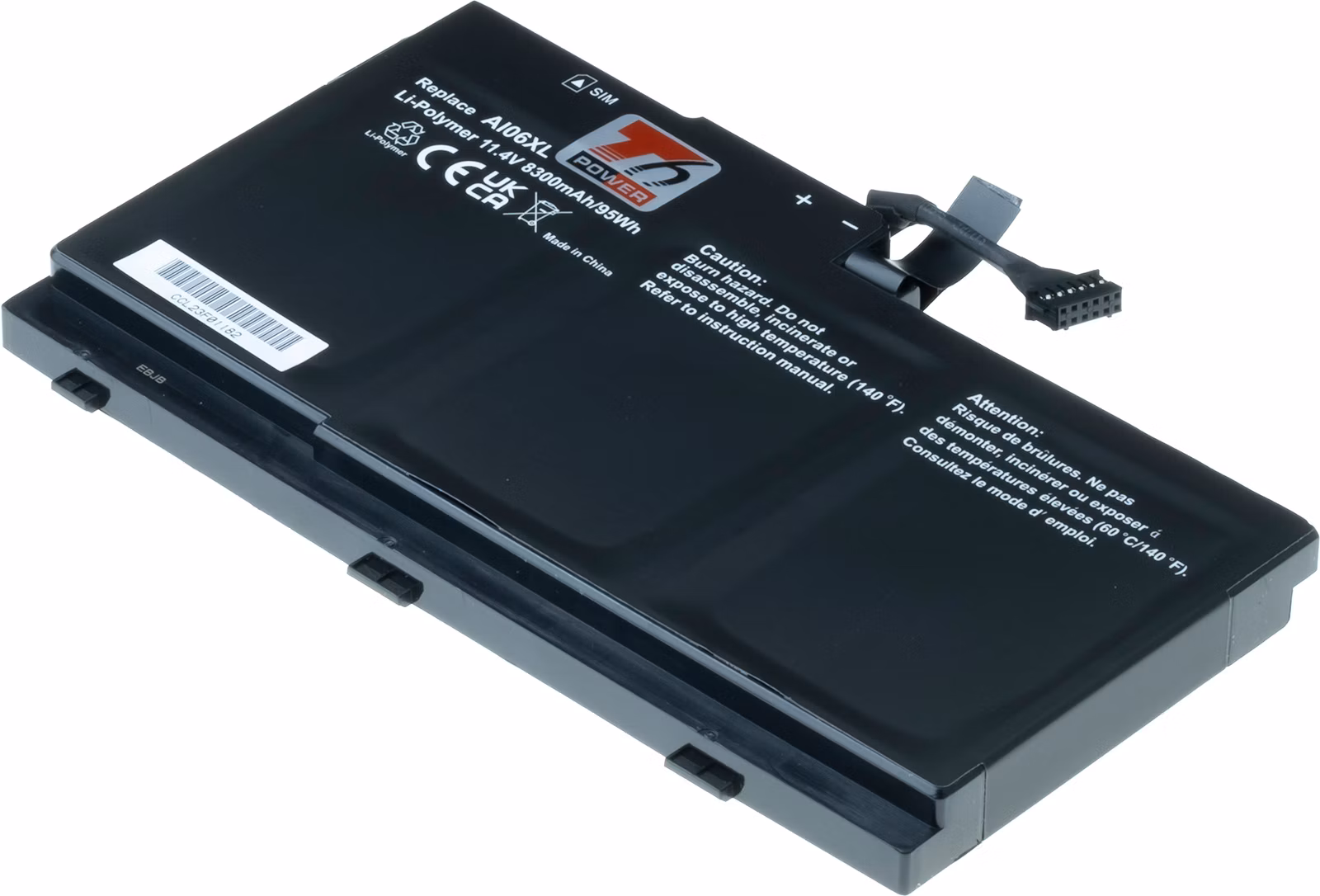 Batéria T6 Power pre HP ZBook 17 G3, 8300mAh, 95Wh, 6cell, Li-ion