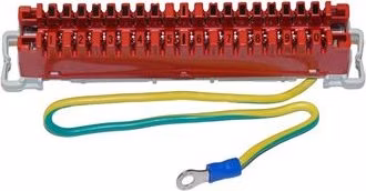 DATACOM Svorkovnica pre 10 párov zemniaca červená