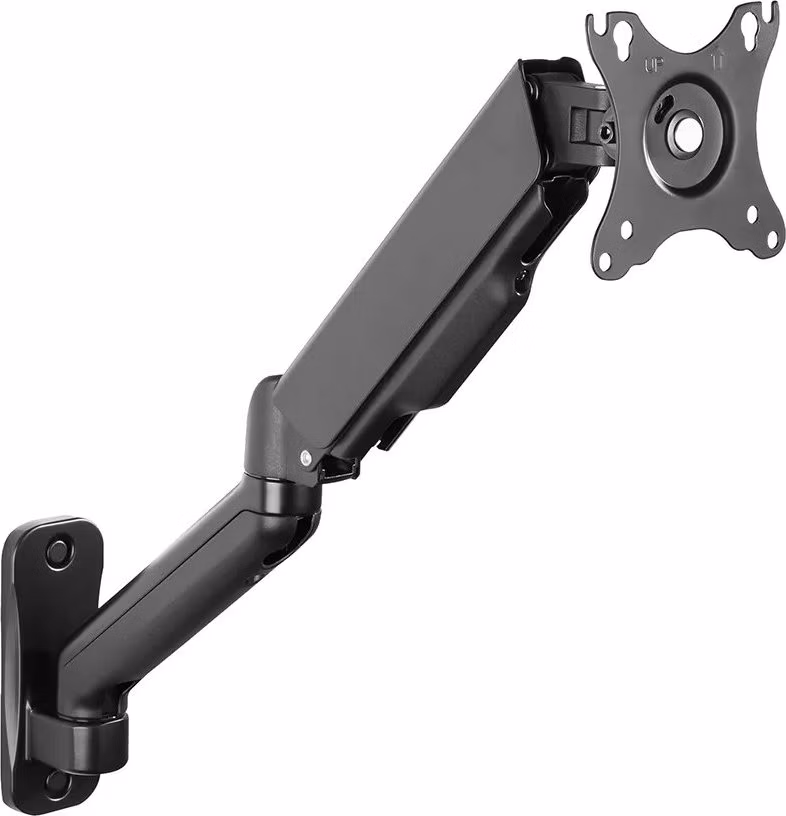 Neomounts  WL70-450BL11/Držák displeje/na stěnu/17-32"/sklopný/rotace/plynový píst/3 čepy/VESA 100X100/nosn. 9kg/černý