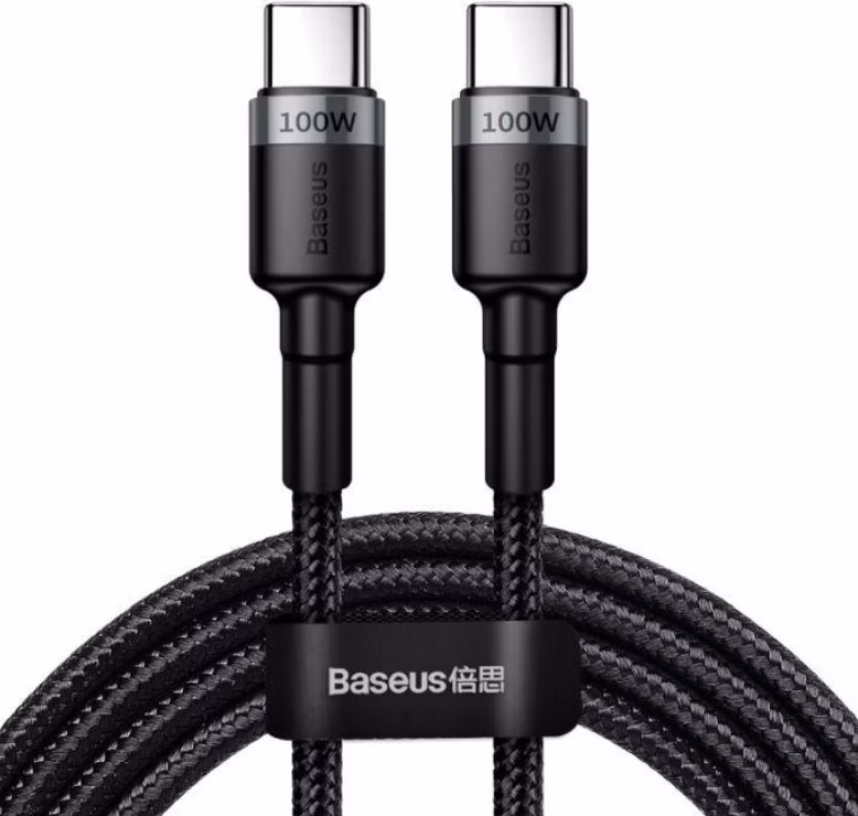 Baseus dátový kábel Cafule USB-C PD2.0 100W 2m 20V 5A šedo-čierny