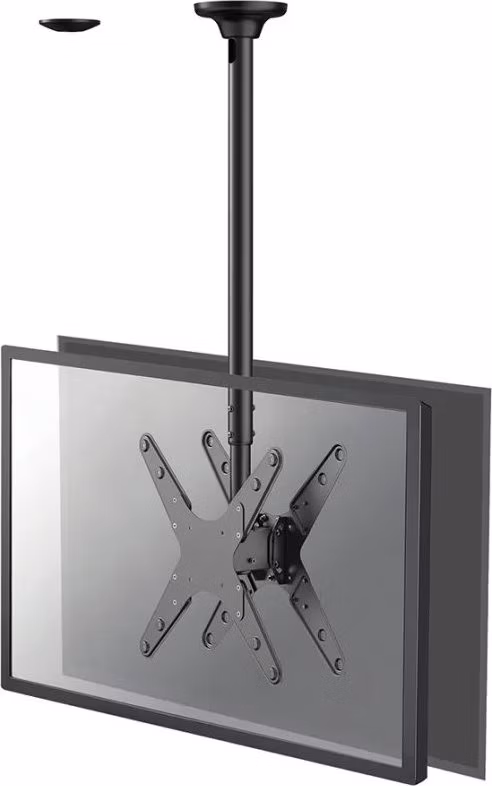 Neomounts  FPMA-C340DBLACK / Back to Back Screen Ceiling Mount (Height: 106-156 cm) / Black