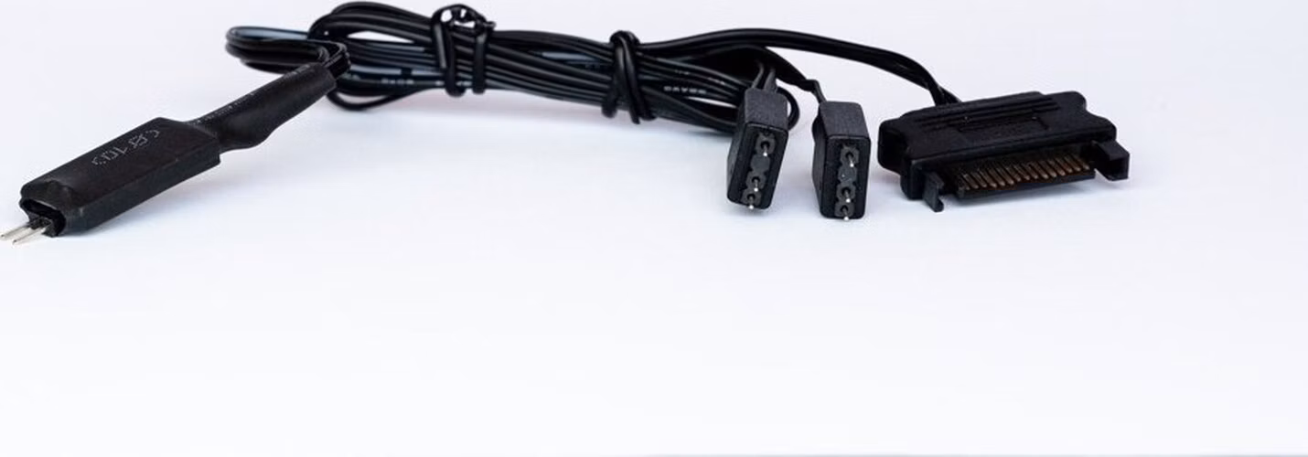 1stCOOL skříň Wind Storm Black MiddleTower ARGB, AU, USB3.0, bez zdroje, RGB fan, průhledná bočnice, černá
