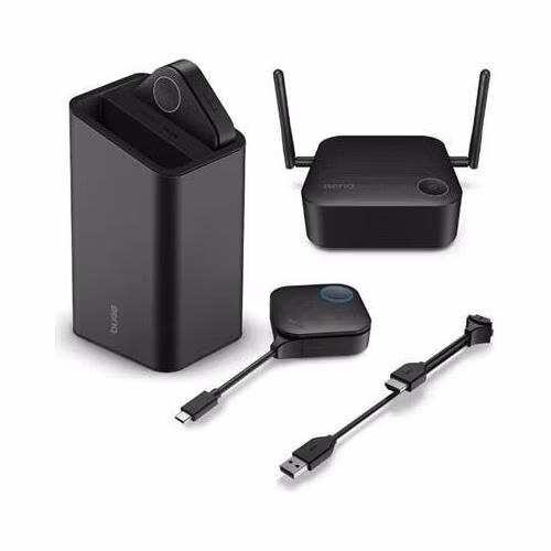 BenQ InstaShow VS10, USB-C, HDMI (s USB-A), Full HD, 32, uživatelů, Plug and Play bezdrátový prezentační systém