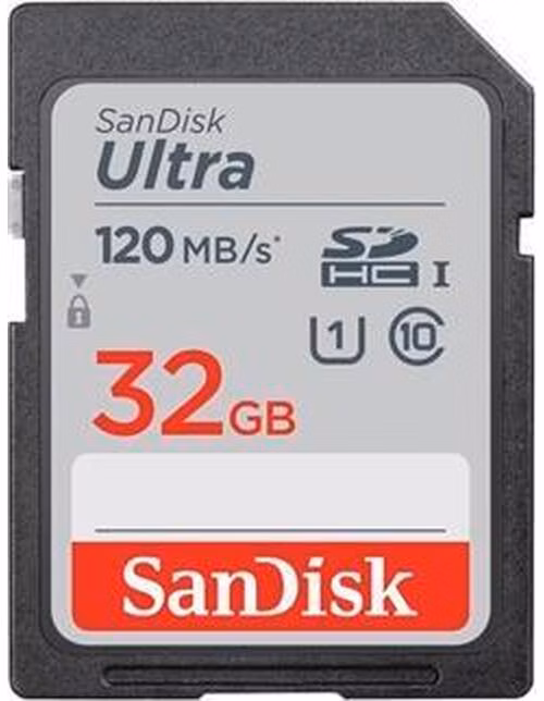 SanDisk Ultra SDHC 32GB 120MB/s Class10 UHS-I