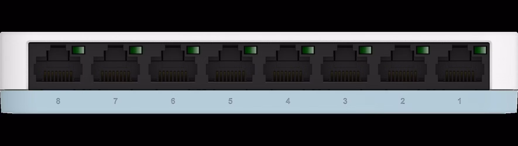 8-portový gigabitový stolový prepínač D-Link DGS-1008D
