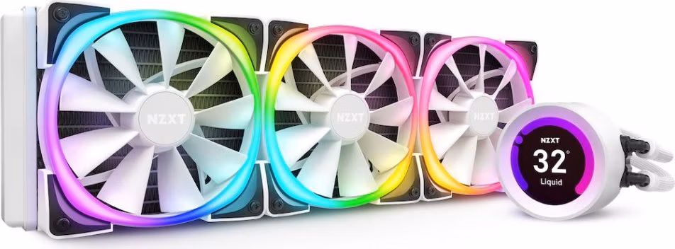 POUŽITÉ - NZXT vodní chladič Kraken Z73 RGB /3x120mm fan/ LGA2066/2011(-3)/1366/1156/1155/1151/1150/AM4/ 2,36"LCD disp....