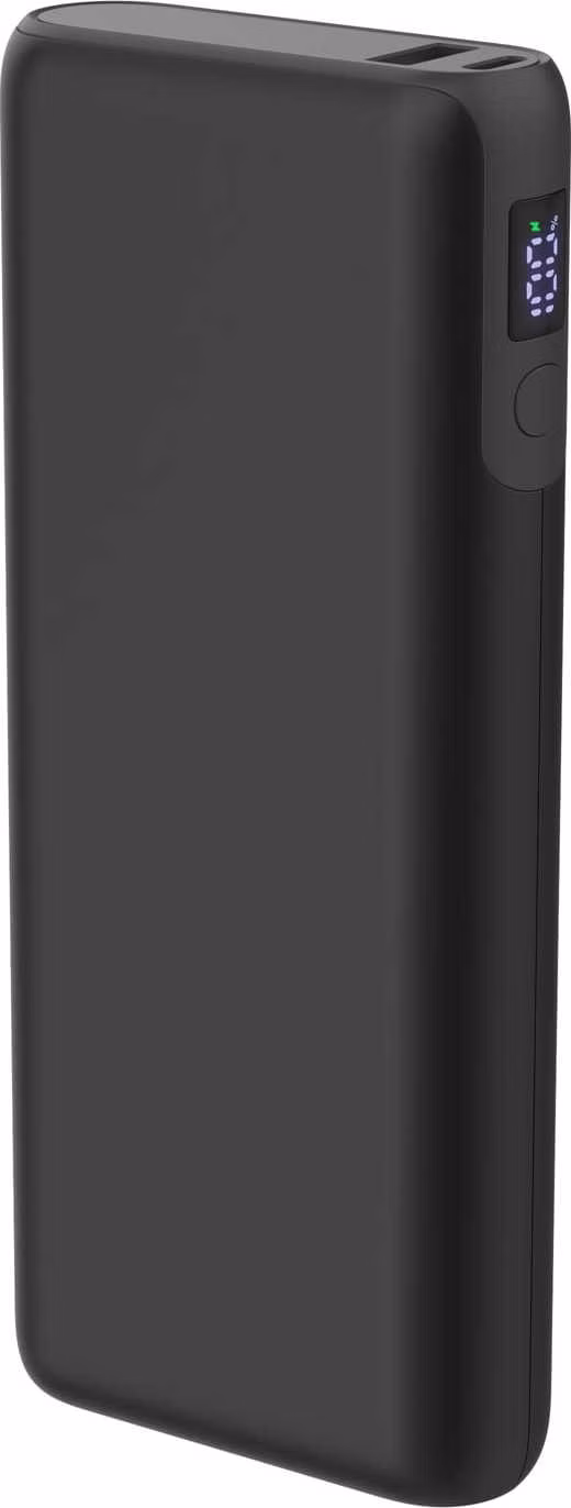 Platinet Powerbanka 20000 mAh 65W Power Delivery, 2x USB-C, 1x USB-A, kábel USB-C 1m, čierna