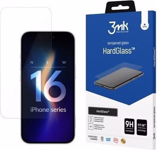 3mk tvrzené sklo HardGlass pro Apple iPhone 16