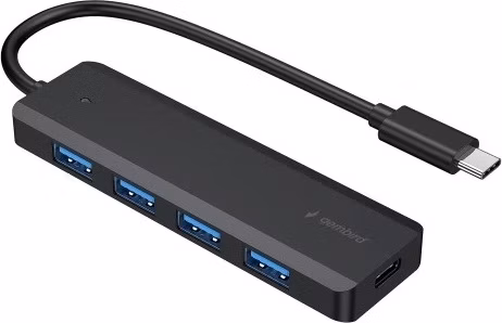 GEMBIRD Rozbočovač USB 3.1 (Gen 1) typu C Gembird, 4portový