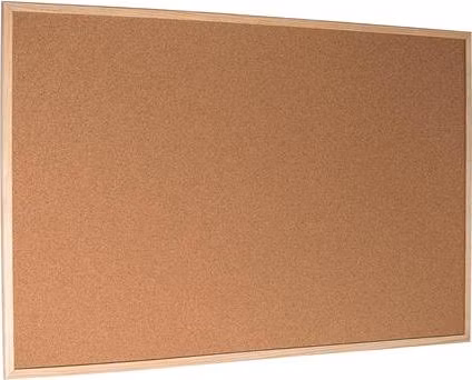 Esselte Korková tabule s dřevěným rámem 90 x 120 cm