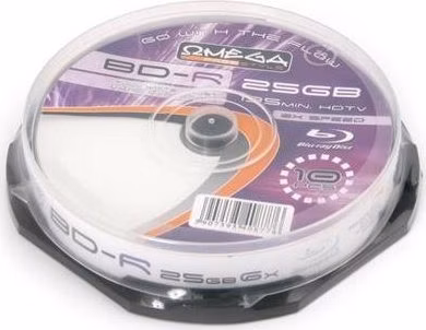 PLATINET FREESTYLE BD-R BLU-RAY 25GB 6X PRINT FF CAKE*10 [40877]
