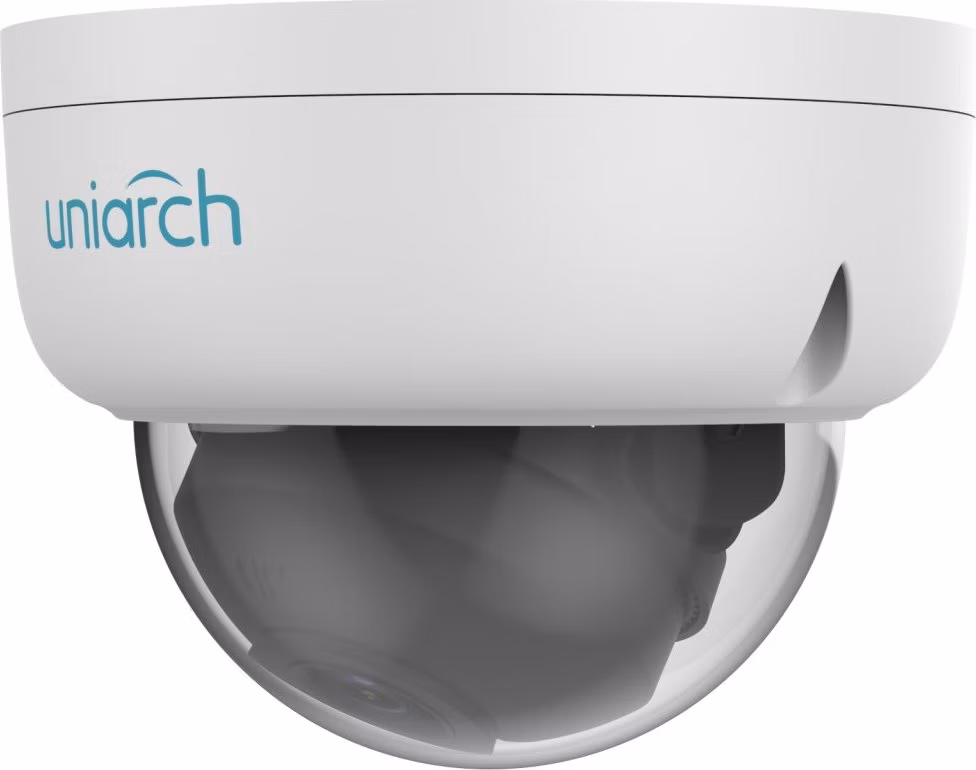 Uniarch by Uniview IP kamera/ IPC-D124-PF28K/ Dome/ 4Mpx/ objektiv 2.8mm/ 1440p/ McSD slot/ IP67/ IR30/ PoE/ Onvif