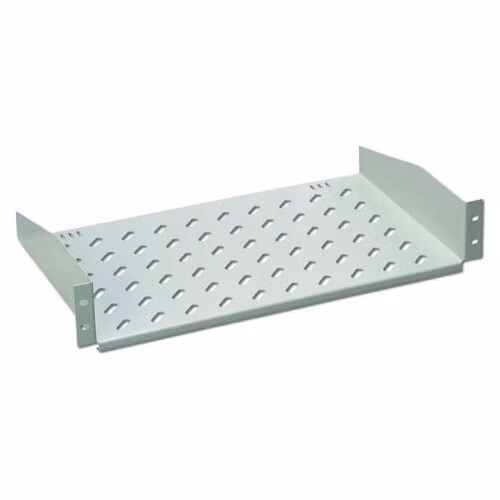 Digitus Pevná police 2U pro stojany od hloubky 800 mm 88x482x549 mm, do 25 kg, šedá (RAL 7035)