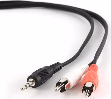 Gembird 3,5 mm stereo na RCA zástrčku, 5 m