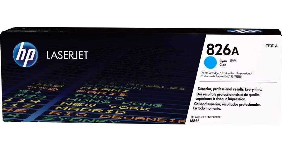 HP 826A Azurová originální tonerová kazeta LaserJet