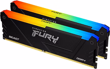 KINGSTON FURY Beast RGB 32GB DDR4 3200MT/s / DIMM / CL16 / KIT 2x 16GB