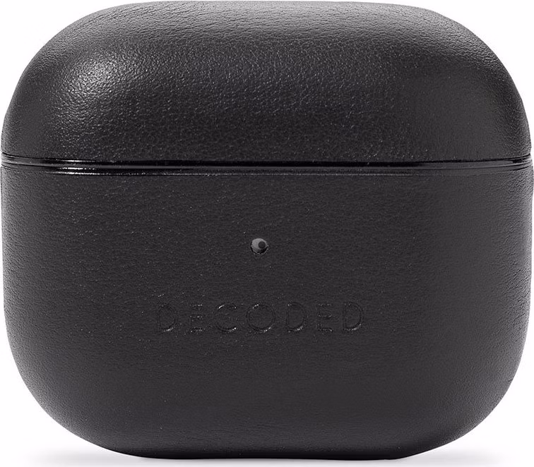 Decoded puzdro AirCase Leather pre Apple Airpods 3 - Black