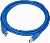 Gembird kábel USB 3.0 (AM - AF), predlžovací, 3 m, modrý