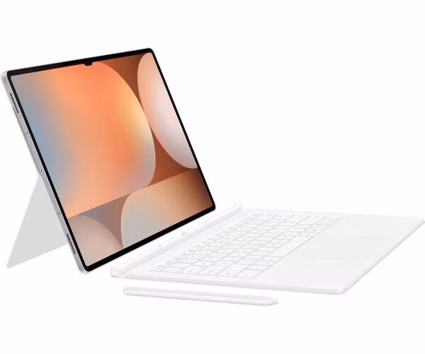 Samsung pouzdro s klávesnicí EF-DX925UWE pro Galaxy Tab S9 Ultra/S10 Ultra, bílá
