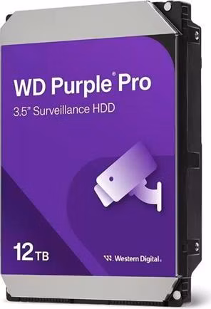 WD PURPLE PRO WD122PURP 12TB, SATA III 3.5", 512MB 7200RPM, 272MB/s, CMR