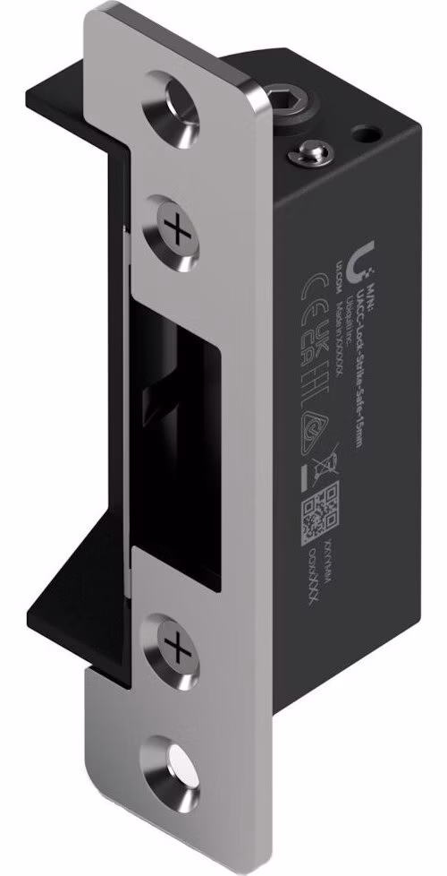 ROZBALENÉ - Ubiquiti UniFi Access Fail-Safe Strike Lock - Elektrický zámek pro UniFi Access hub, 15mm, Fail-Safe, 12V - V...